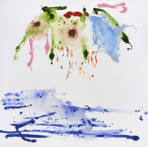 Sylvie Tual, Le retour des héros, 2009, acrylique sur toile, 180 x 180 cm Sylvie Tual 2009 Le retour des héros