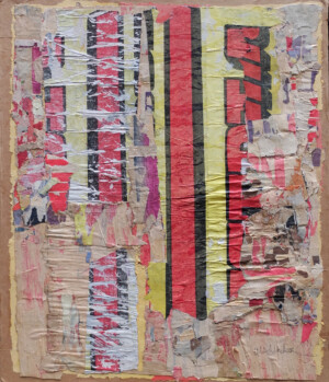Arthur Aeschbacher, Denverdariane, collage on cardboard, 60 x 51 cm Arthur Aeschbacher