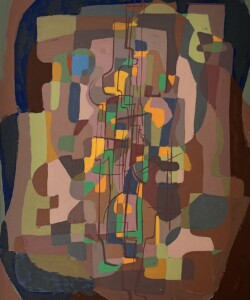 Jean-Claude Libert, Sans titre, 1958, gouache sur papier, 32 x 22,5 cm Jean-Claude Libert 1958