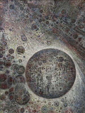 Robert Tatin, Les 10000 fleurs, 1951, huile sur toile, 130 x 97 cm Robert Tatin