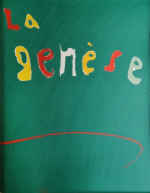 La Genèse, 1966, ensemble de lithographies, 61 x 48 cm