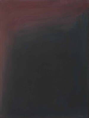 Orhon Mübin, Sans titre, 1974, huile sur toile, 130 x 96 cm