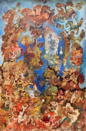Endre Rozsda, Sans titre, 1957, huile sur isorel, 59 x 39 cm Rozsda Endre
