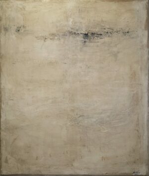 Orhon Mübin, Composition, 1956, oil on canvas, 123 x 105 cm